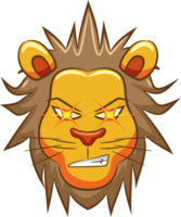 Lion png graphic clipart design