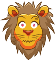 Lion png graphic clipart design