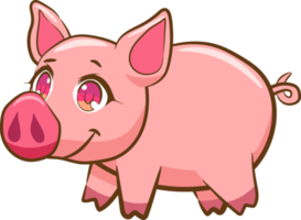 Pig png graphic clipart design