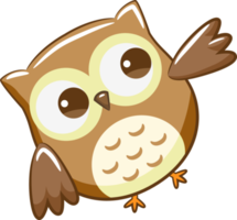 Owl png graphic clipart design