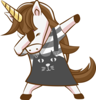 einhorn dabbing png grafik clipart design