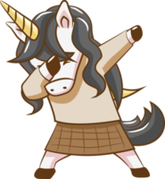 einhorn dabbing png grafik clipart design