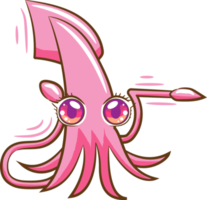 squid png graphic clipart design