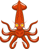 squid png graphic clipart design