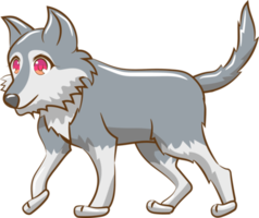 Wolf png graphic clipart design