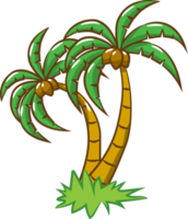 Palm tree png graphic clipart design