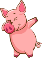 Pig png graphic clipart design