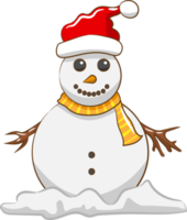 Snowman png graphic clipart design