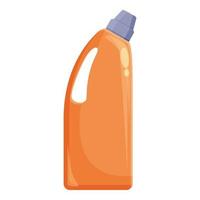 Plastic bottle icon cartoon vector. Home laundry vector