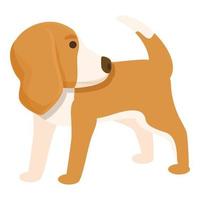 Cute dog icon cartoon vector. Puppy animal vector
