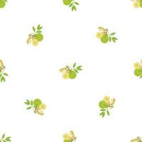 Durian leaf pattern seamless vector