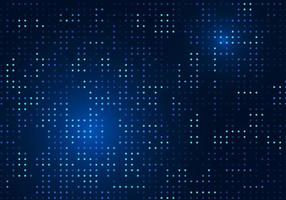 Technology background Shows the inner workings of the technology processor. that are arranged in dots and gradation of light focus on blue tones vector