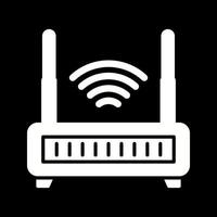 icono de vector de enrutador wifi