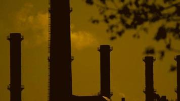 lucht verontreiniging van fabriek video