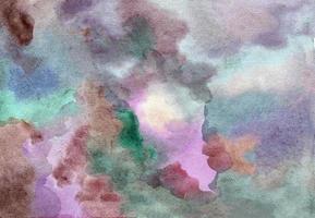 Purple hand-drawn watercolor background photo