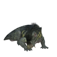 dinossauro Lystrosaurus isolado renderização 3d png