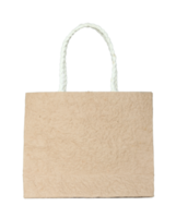 bolsa de papel de morera marrón aislada con trazado de recorte para maqueta png