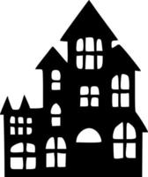 vector illustration of horror building