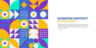 Geometric halftone graphic element line vector colorful shapes abstract mural background design banner dot