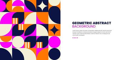 Geometric halftone graphic element line vector colorful shapes abstract mural background design banner dot