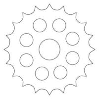 gear icon illustration vector