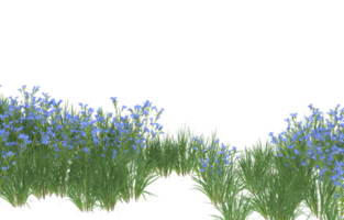 Realistic foliage isolated on transparent background. 3d rendering - illustration png