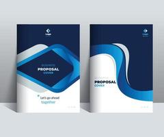 Proposal Cover Design Template adept for multipurpose Projects vector