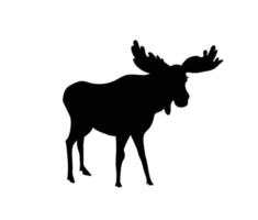 Moose abstract logo vector illustration on white background