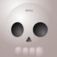 cute skull backgrounds vector