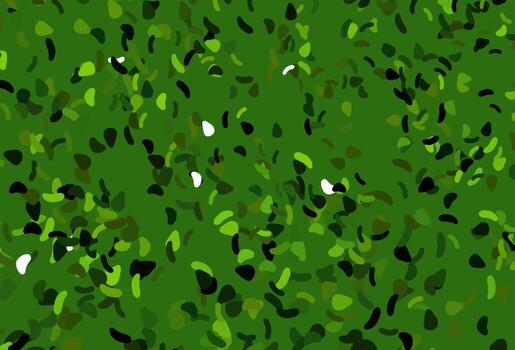 Light Green, Red vector pattern with chaotic shapes.