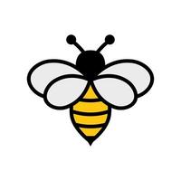 logotipo de vector de abeja