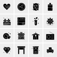 16 Business Universal Icons Vector Creative Icon Illustration to use in web and Mobile Related project