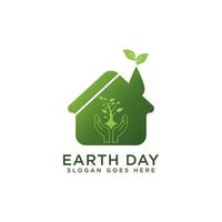 Earth Day. Vector concept for graphic and web design, logo design, business presentations, marketing and printed materials.