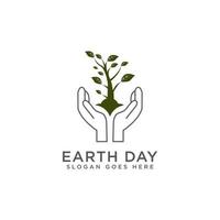 Earth Day. Vector concept for graphic and web design, logo design, business presentations, marketing and printed materials.