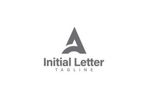 Initial letter A logo design vector