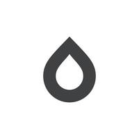 water drop icon vector