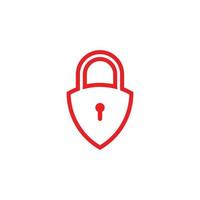 padlock logo icon vector