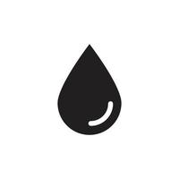 water drop icon vector