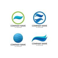 Water wave Logo vector