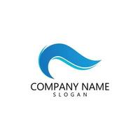 Water wave Logo vector