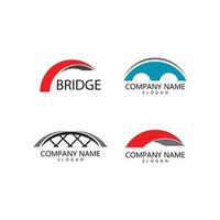 Bridge Logo Template vector