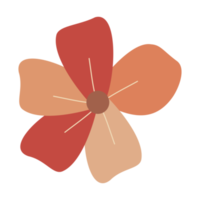 illustration de fleurs dessinées à la main png