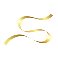 d'oro nastro isolato elemento png