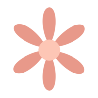 enkel blomma element png