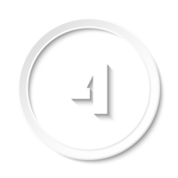 Bullet with number 4 png