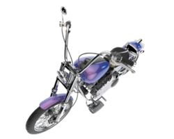 motorcykel isolerat på transparent bakgrund. 3d tolkning - illustration png