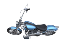 motocicleta isolada em fundo transparente. renderização 3D - ilustração png