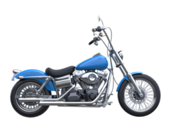 Motorcycle isolated on transparent background. 3d rendering - illustration png