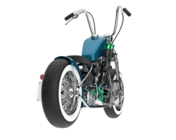 motorcykel isolerat på transparent bakgrund. 3d tolkning - illustration png