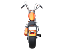 motocicleta isolada em fundo transparente. renderização 3D - ilustração png